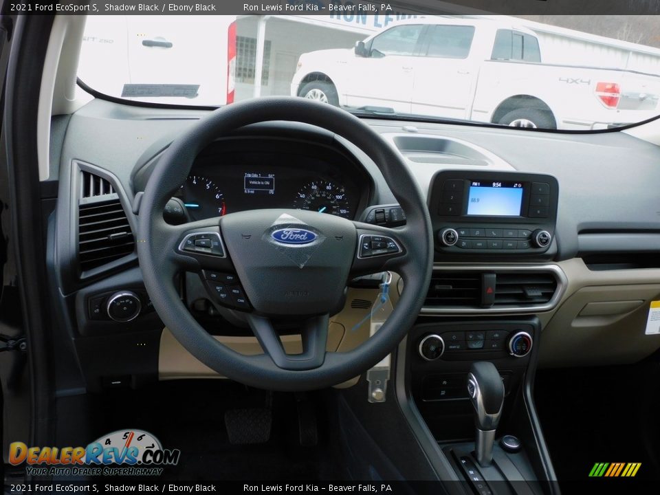 2021 Ford EcoSport S Shadow Black / Ebony Black Photo #12