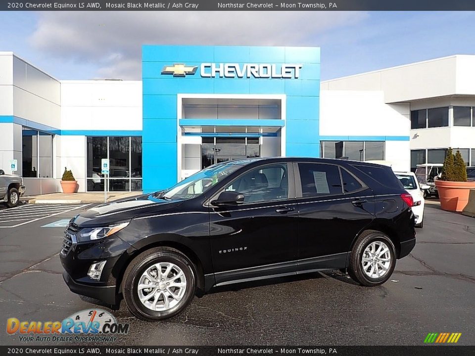 2020 Chevrolet Equinox LS AWD Mosaic Black Metallic / Ash Gray Photo #1