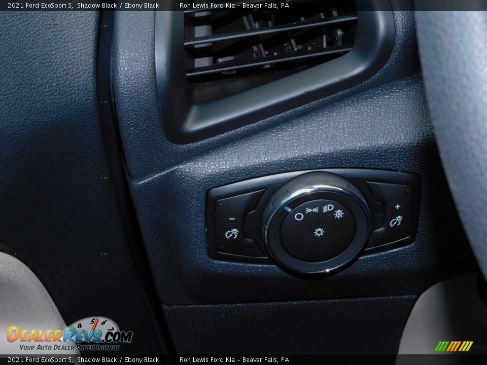 2021 Ford EcoSport S Shadow Black / Ebony Black Photo #19