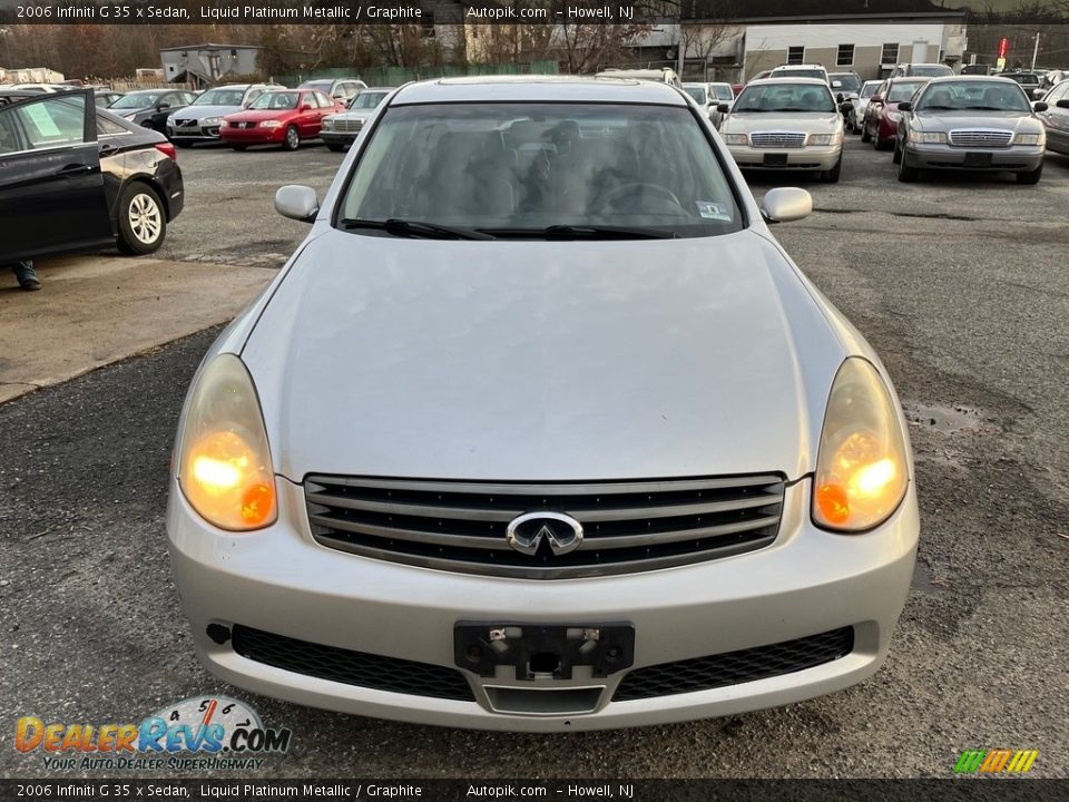 2006 Infiniti G 35 x Sedan Liquid Platinum Metallic / Graphite Photo #15