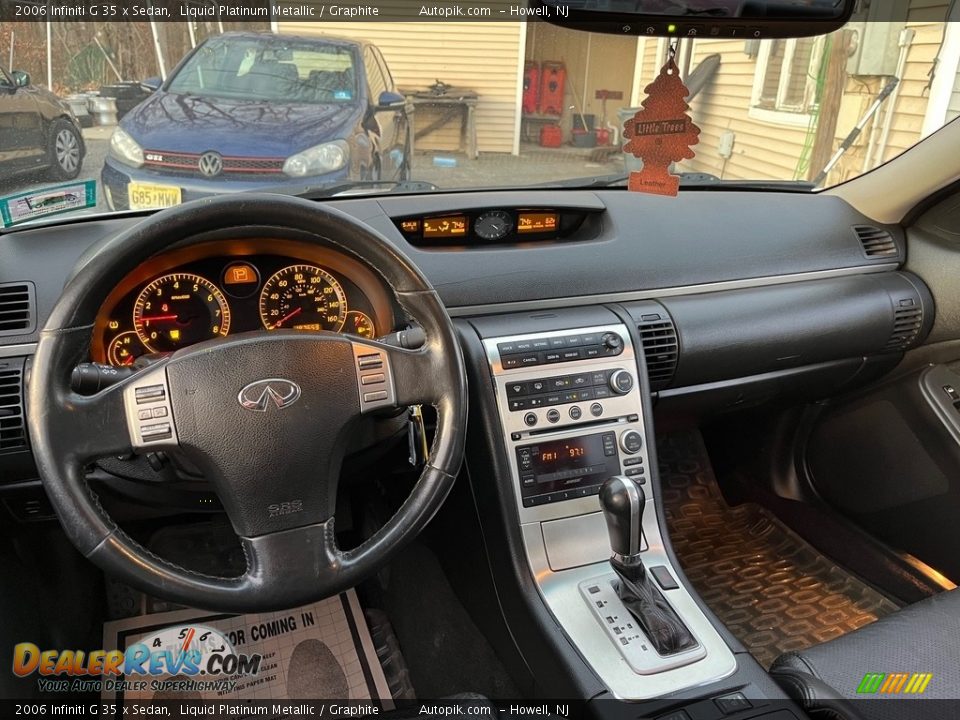 2006 Infiniti G 35 x Sedan Liquid Platinum Metallic / Graphite Photo #21