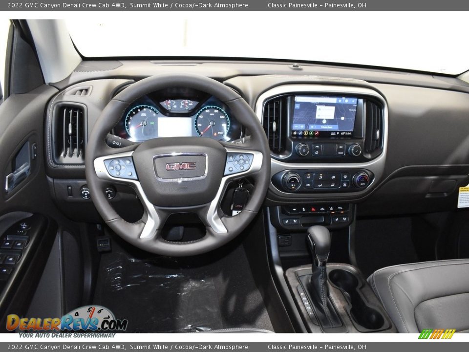 2022 GMC Canyon Denali Crew Cab 4WD Summit White / Cocoa/­Dark Atmosphere Photo #10