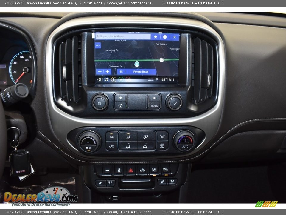 2022 GMC Canyon Denali Crew Cab 4WD Summit White / Cocoa/­Dark Atmosphere Photo #11