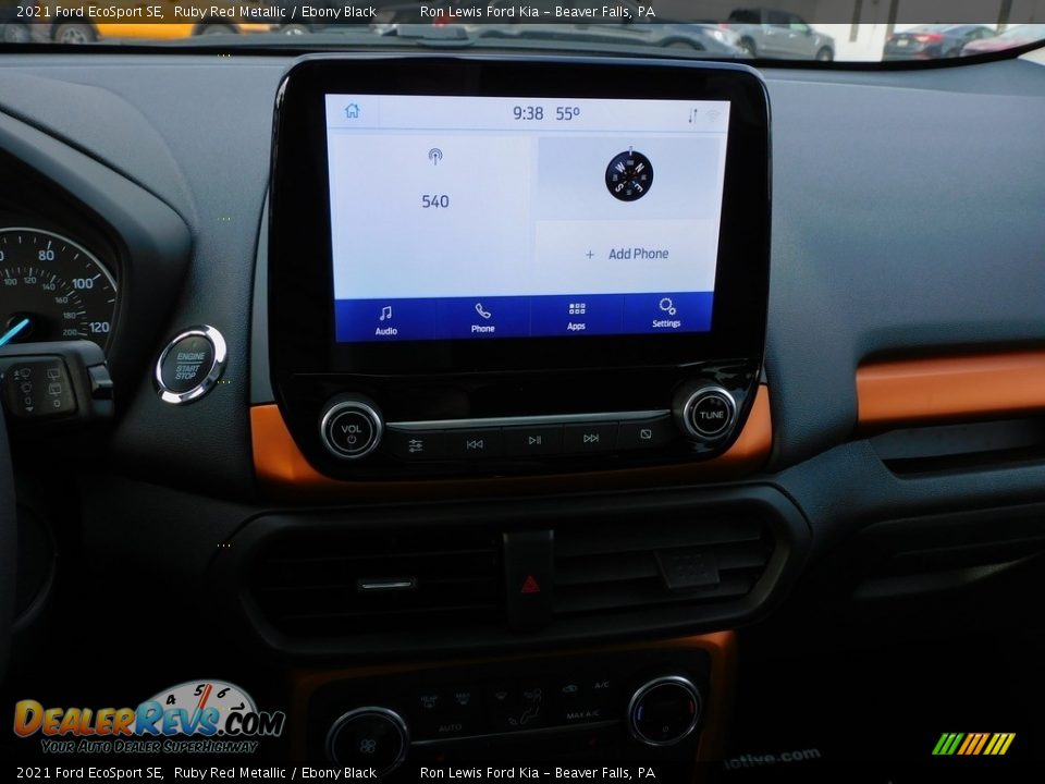 2021 Ford EcoSport SE Ruby Red Metallic / Ebony Black Photo #16