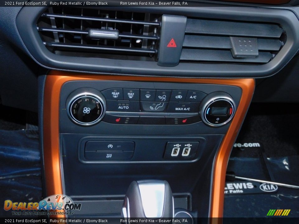 2021 Ford EcoSport SE Ruby Red Metallic / Ebony Black Photo #18