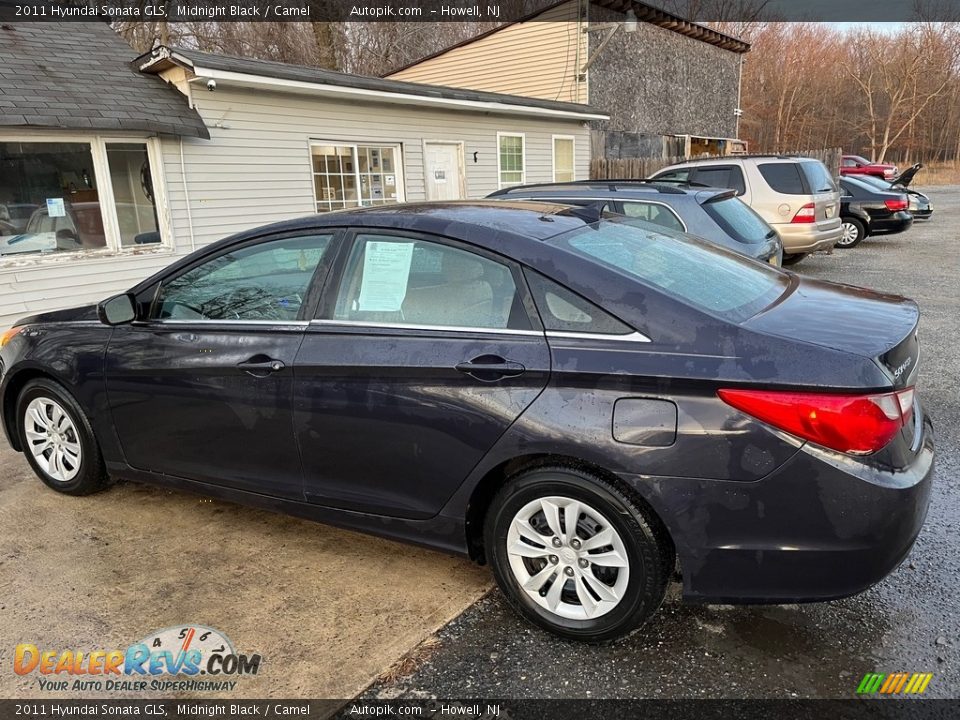 2011 Hyundai Sonata GLS Midnight Black / Camel Photo #6