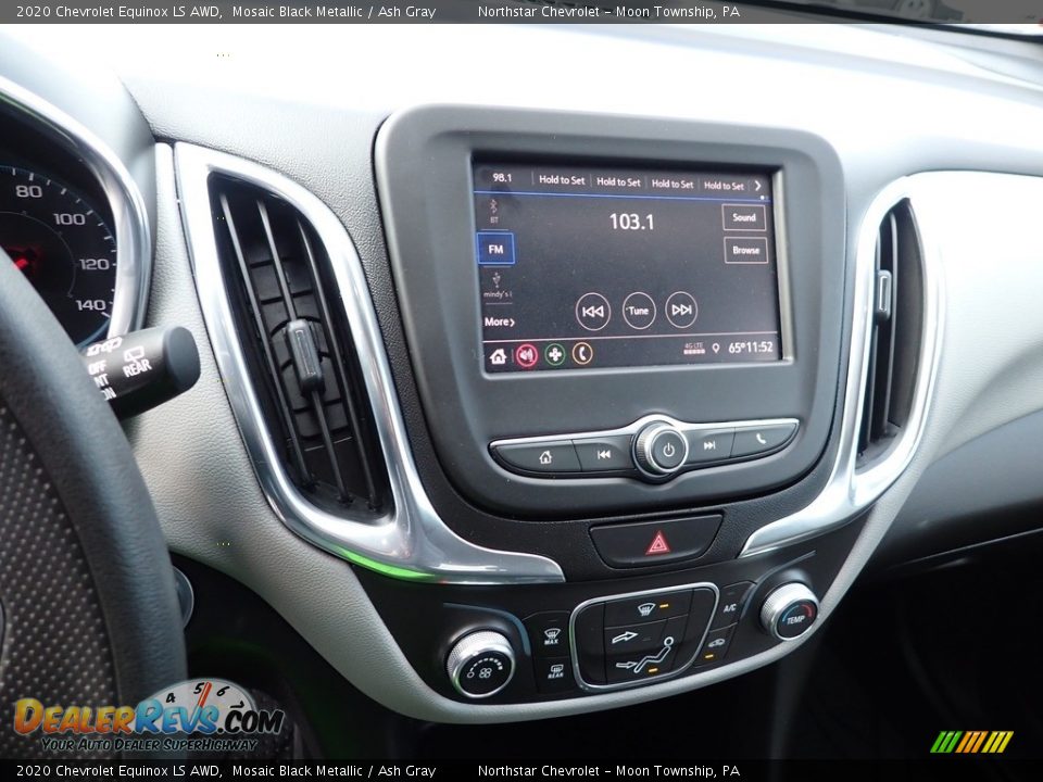 2020 Chevrolet Equinox LS AWD Mosaic Black Metallic / Ash Gray Photo #27