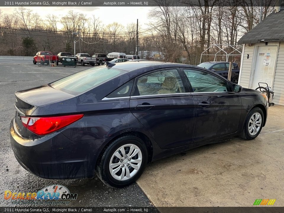 2011 Hyundai Sonata GLS Midnight Black / Camel Photo #9