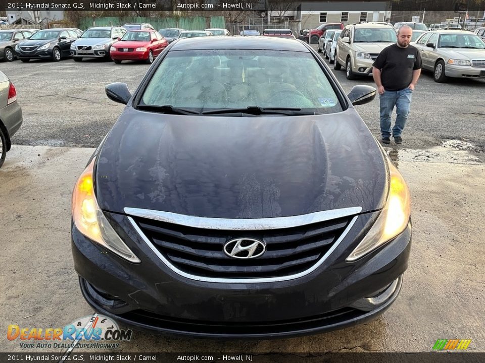 2011 Hyundai Sonata GLS Midnight Black / Camel Photo #11