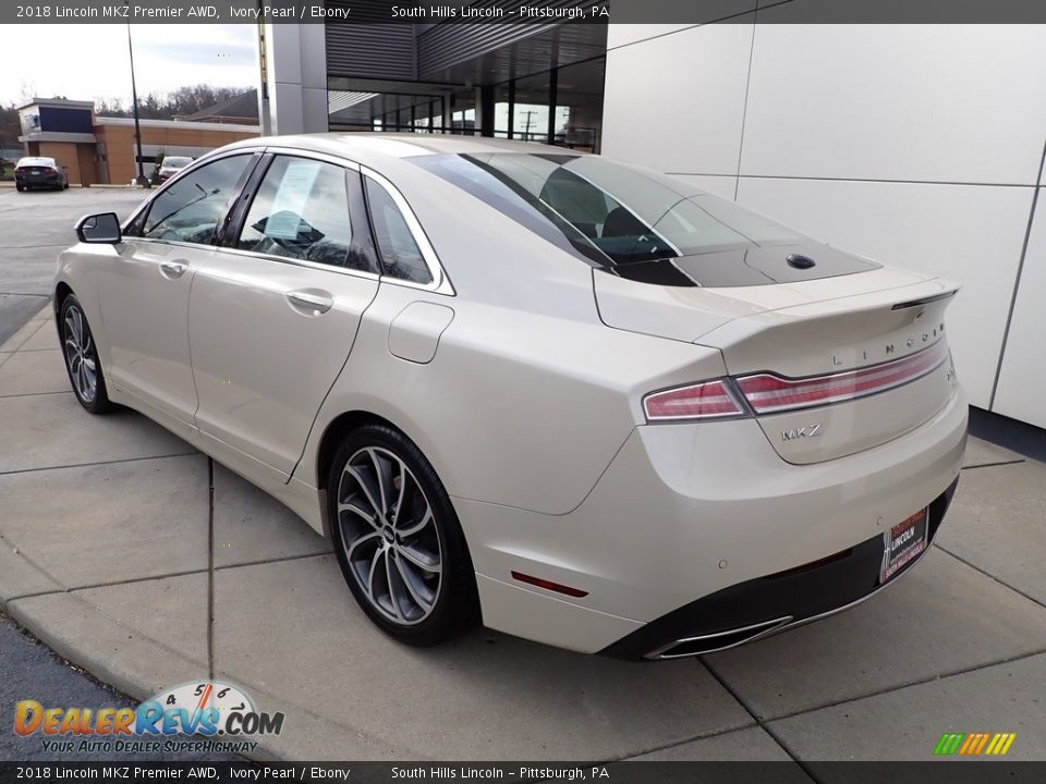 2018 Lincoln MKZ Premier AWD Ivory Pearl / Ebony Photo #3