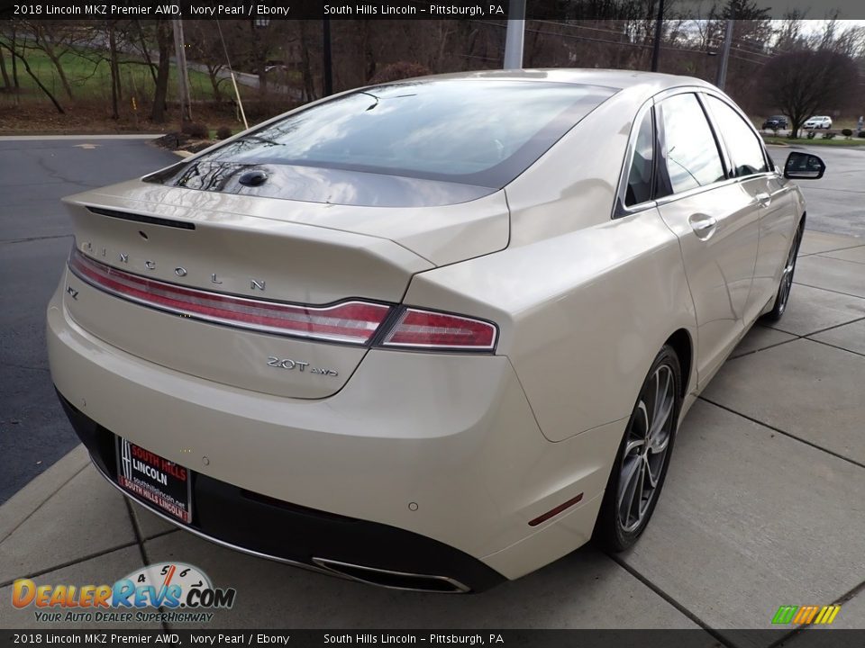 2018 Lincoln MKZ Premier AWD Ivory Pearl / Ebony Photo #6