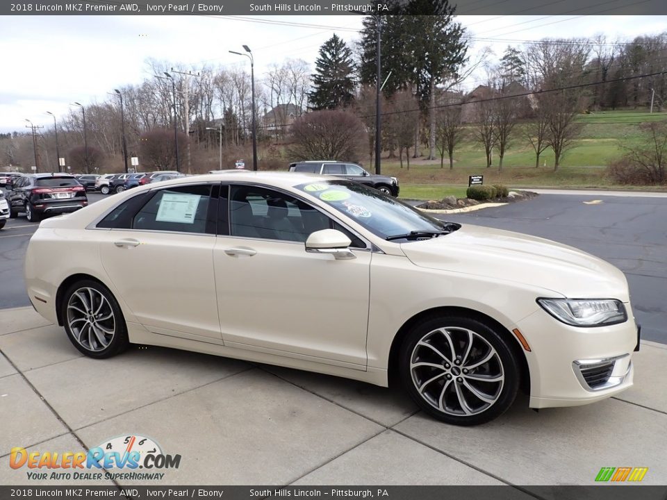 2018 Lincoln MKZ Premier AWD Ivory Pearl / Ebony Photo #7