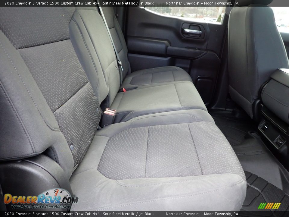 2020 Chevrolet Silverado 1500 Custom Crew Cab 4x4 Satin Steel Metallic / Jet Black Photo #17