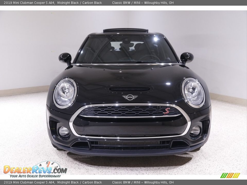 2019 Mini Clubman Cooper S All4 Midnight Black / Carbon Black Photo #2