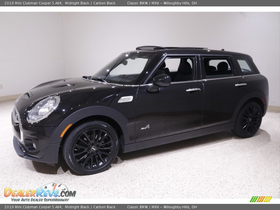 2019 Mini Clubman Cooper S All4 Midnight Black / Carbon Black Photo #3