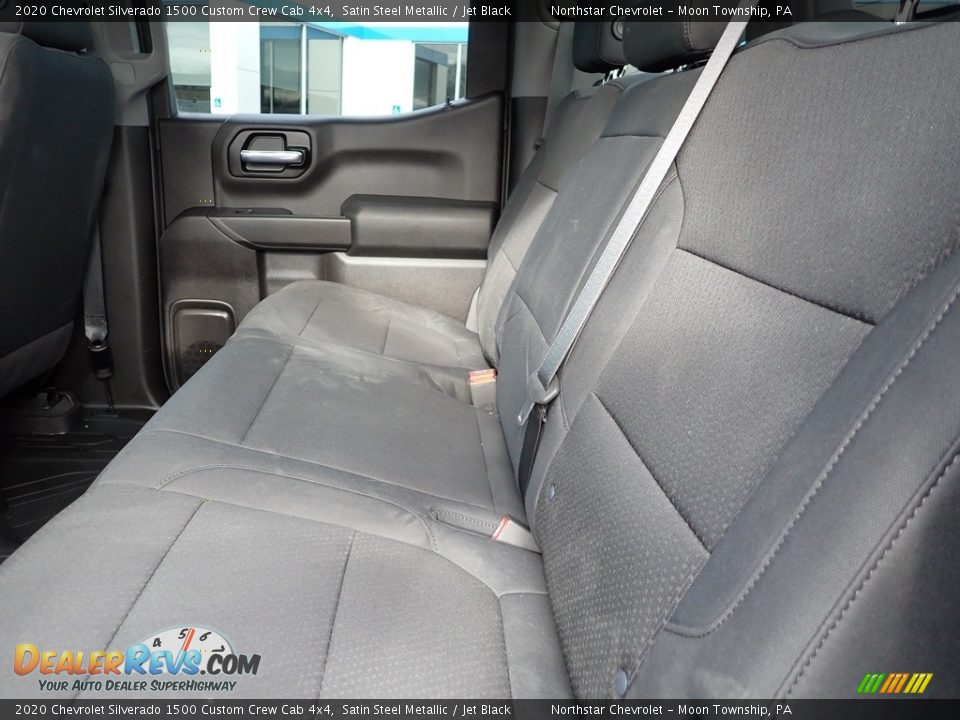 2020 Chevrolet Silverado 1500 Custom Crew Cab 4x4 Satin Steel Metallic / Jet Black Photo #20