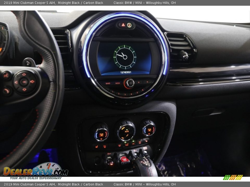 2019 Mini Clubman Cooper S All4 Midnight Black / Carbon Black Photo #9