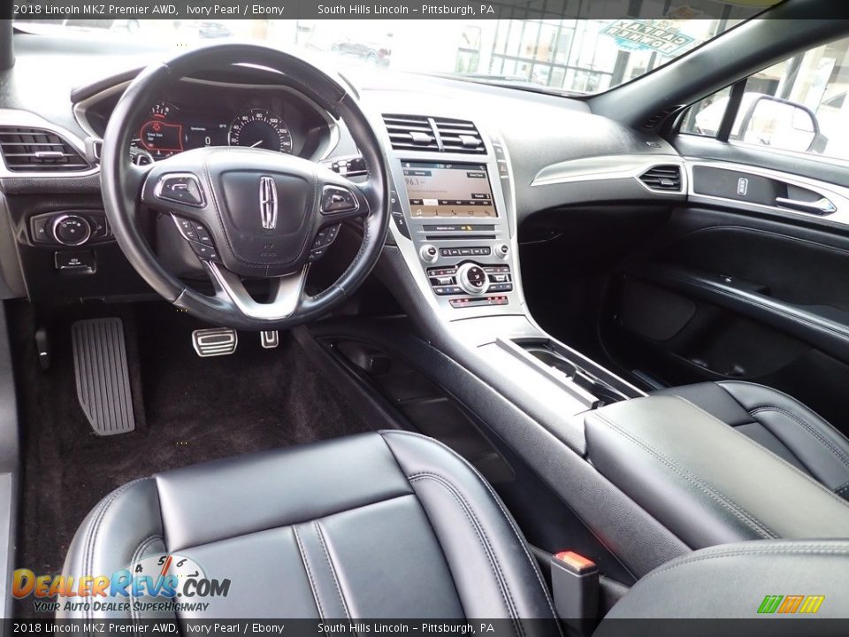 Ebony Interior - 2018 Lincoln MKZ Premier AWD Photo #18