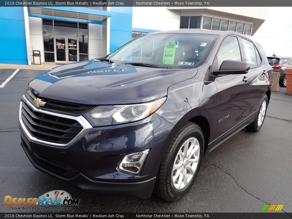 2019 Chevrolet Equinox LS Storm Blue Metallic / Medium Ash Gray Photo #2