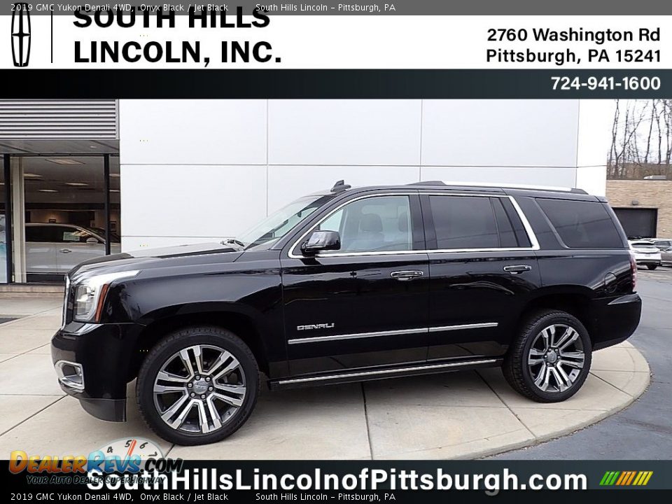 2019 GMC Yukon Denali 4WD Onyx Black / Jet Black Photo #1