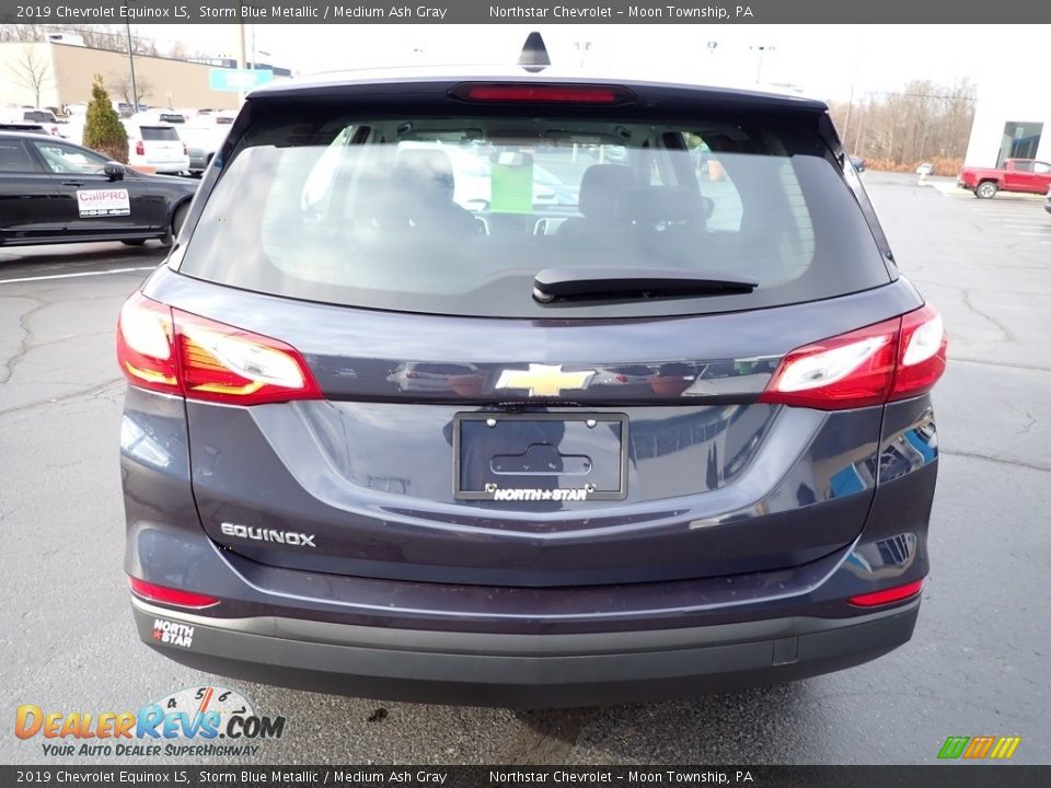 2019 Chevrolet Equinox LS Storm Blue Metallic / Medium Ash Gray Photo #6