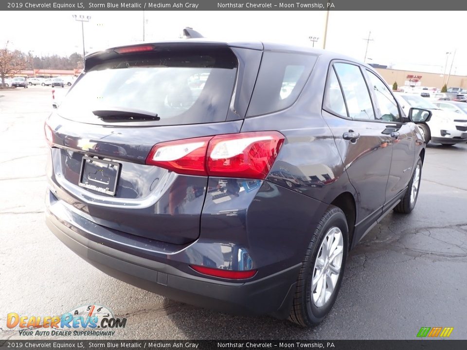 2019 Chevrolet Equinox LS Storm Blue Metallic / Medium Ash Gray Photo #8