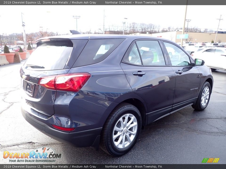 2019 Chevrolet Equinox LS Storm Blue Metallic / Medium Ash Gray Photo #9