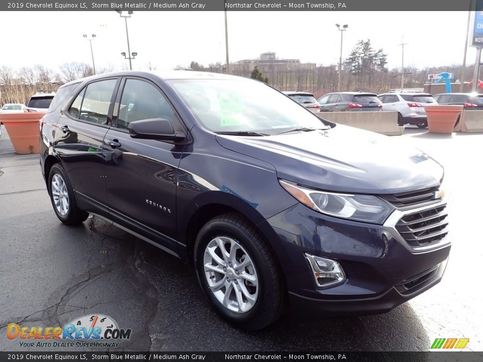 2019 Chevrolet Equinox LS Storm Blue Metallic / Medium Ash Gray Photo #11