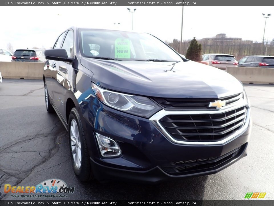 2019 Chevrolet Equinox LS Storm Blue Metallic / Medium Ash Gray Photo #12