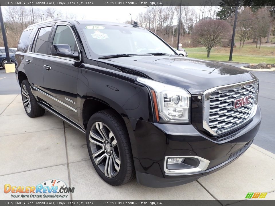 2019 GMC Yukon Denali 4WD Onyx Black / Jet Black Photo #8