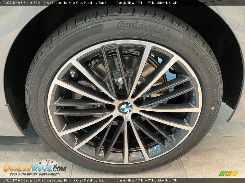 2022 BMW 5 Series 530i xDrive Sedan Bernina Gray Metallic / Black Photo #3