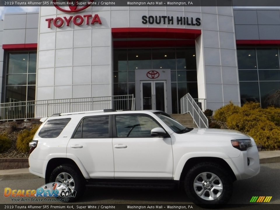 2019 Toyota 4Runner SR5 Premium 4x4 Super White / Graphite Photo #2