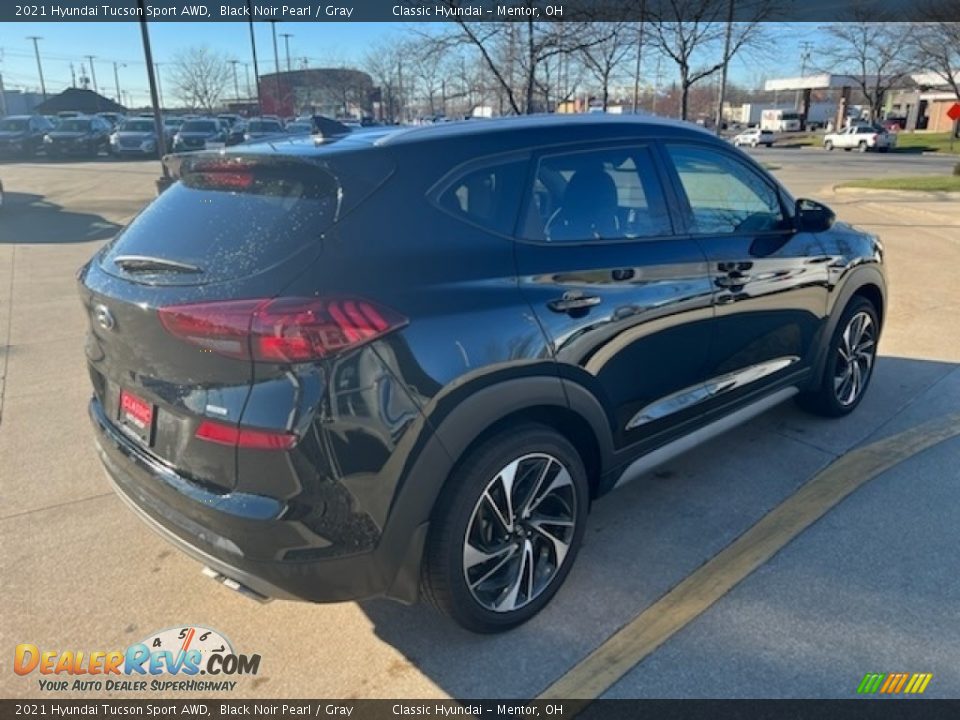 2021 Hyundai Tucson Sport AWD Black Noir Pearl / Gray Photo #2