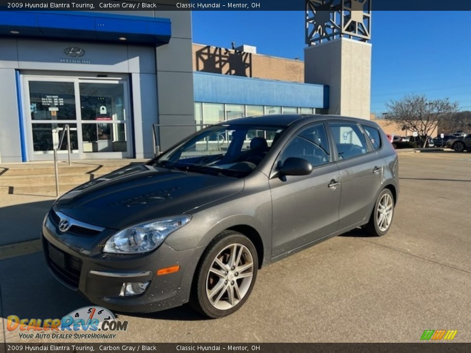 2009 Hyundai Elantra Touring Carbon Gray / Black Photo #1