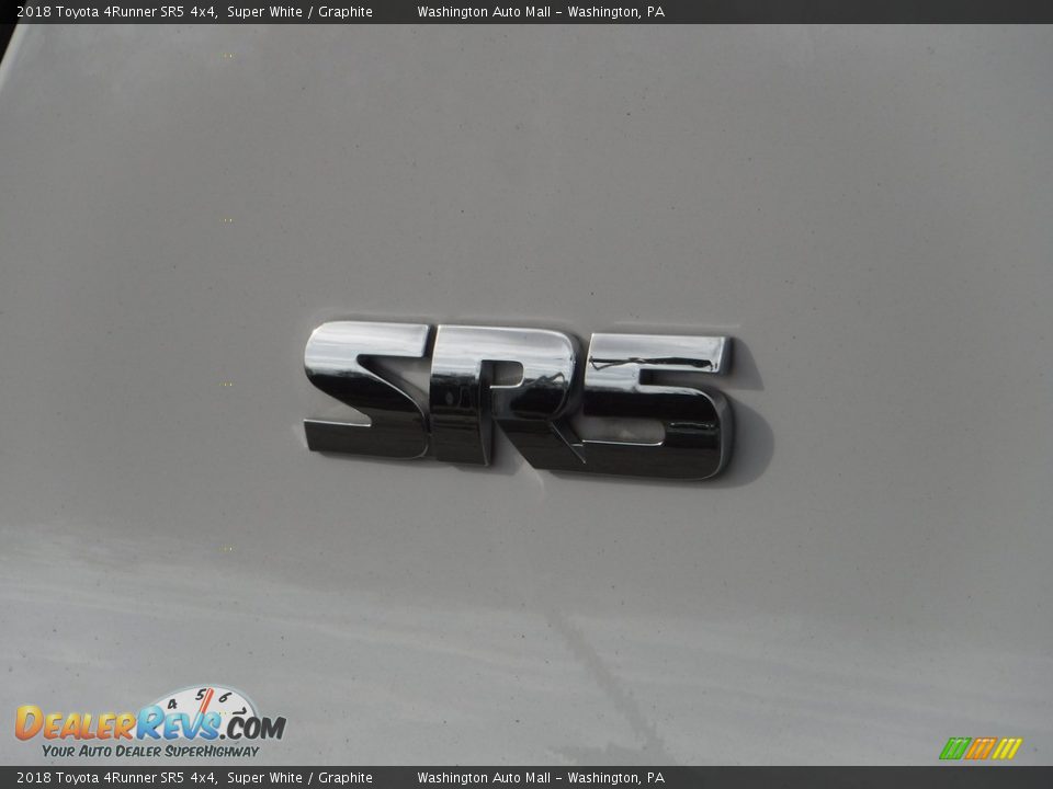 2018 Toyota 4Runner SR5 4x4 Super White / Graphite Photo #14