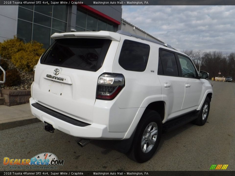 2018 Toyota 4Runner SR5 4x4 Super White / Graphite Photo #20