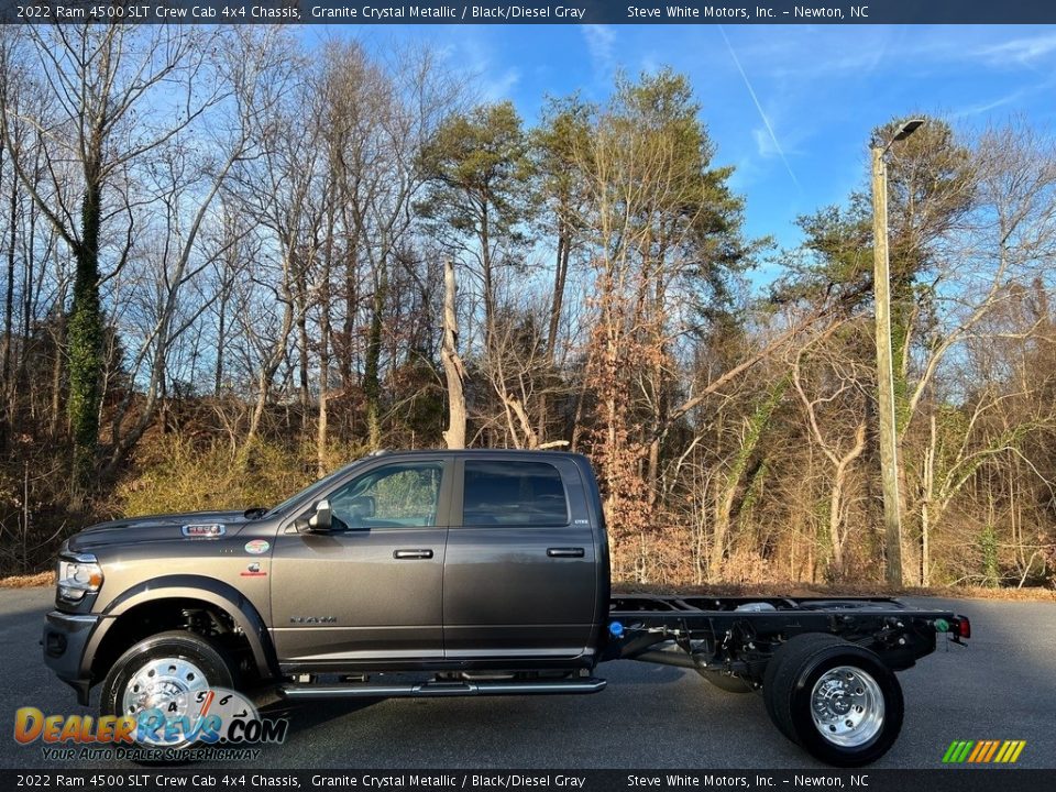 2022 Ram 4500 SLT Crew Cab 4x4 Chassis Granite Crystal Metallic / Black/Diesel Gray Photo #1