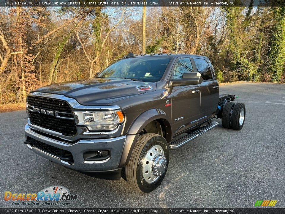 2022 Ram 4500 SLT Crew Cab 4x4 Chassis Granite Crystal Metallic / Black/Diesel Gray Photo #2