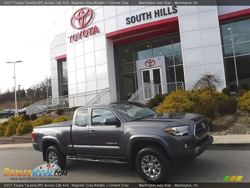 2017 Toyota Tacoma SR5 Access Cab 4x4 Magnetic Gray Metallic / Cement Gray Photo #2