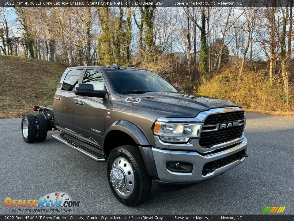 2022 Ram 4500 SLT Crew Cab 4x4 Chassis Granite Crystal Metallic / Black/Diesel Gray Photo #4