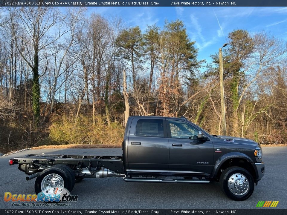 2022 Ram 4500 SLT Crew Cab 4x4 Chassis Granite Crystal Metallic / Black/Diesel Gray Photo #5