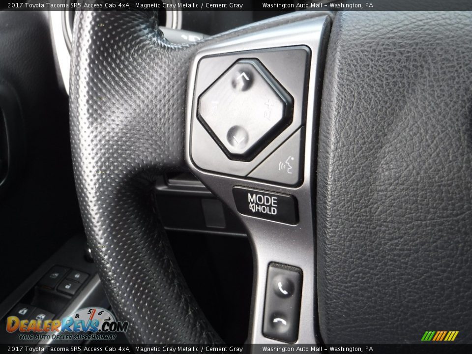 2017 Toyota Tacoma SR5 Access Cab 4x4 Magnetic Gray Metallic / Cement Gray Photo #24