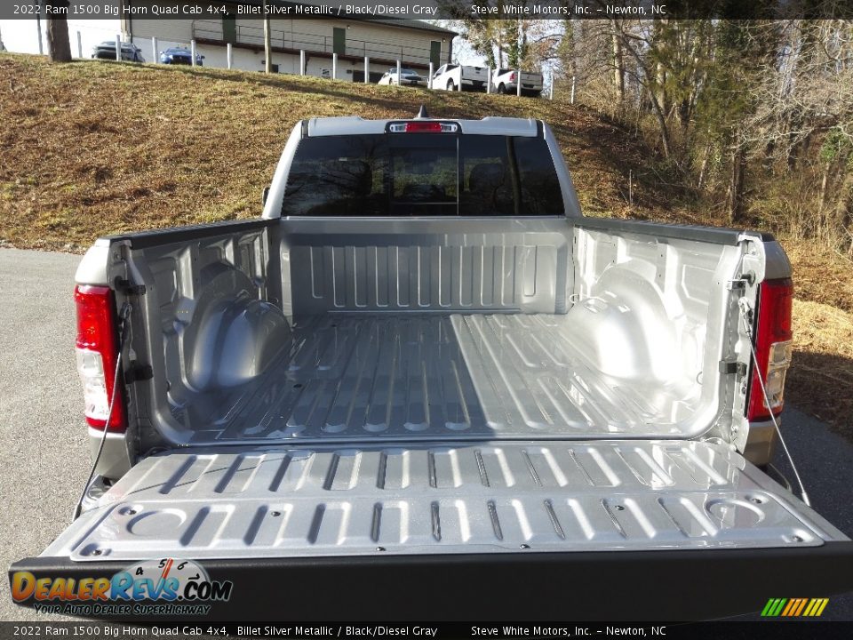 2022 Ram 1500 Big Horn Quad Cab 4x4 Billet Silver Metallic / Black/Diesel Gray Photo #8