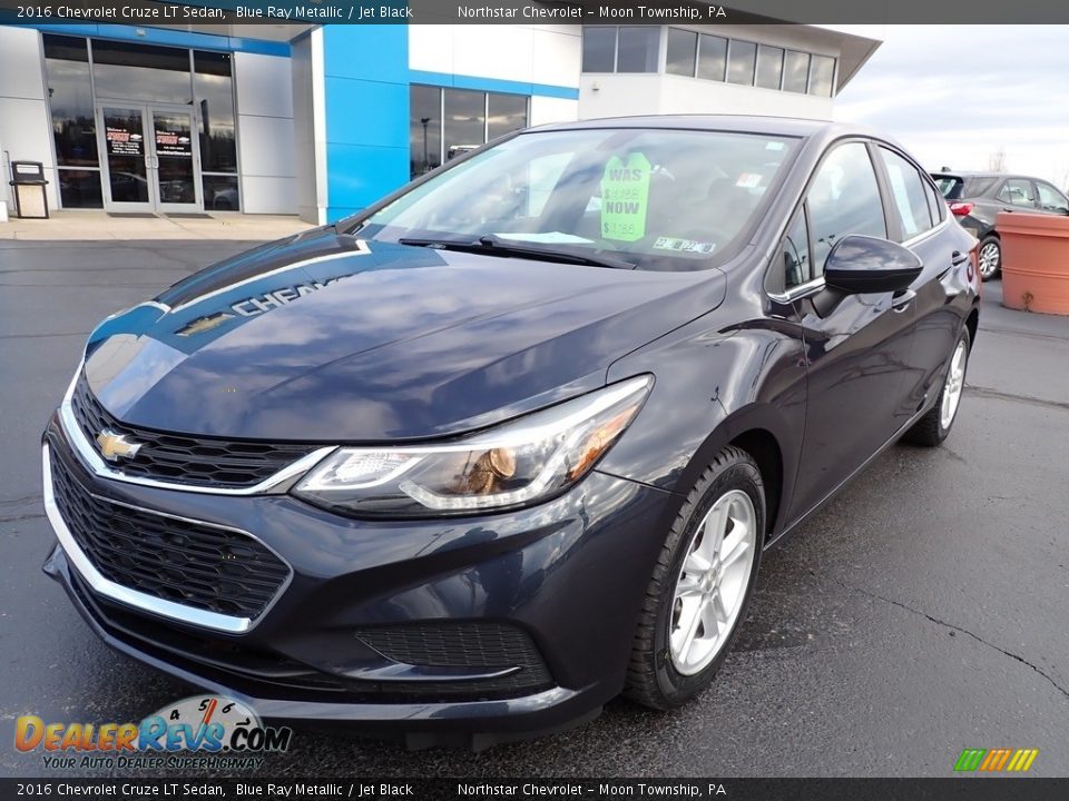 2016 Chevrolet Cruze LT Sedan Blue Ray Metallic / Jet Black Photo #2