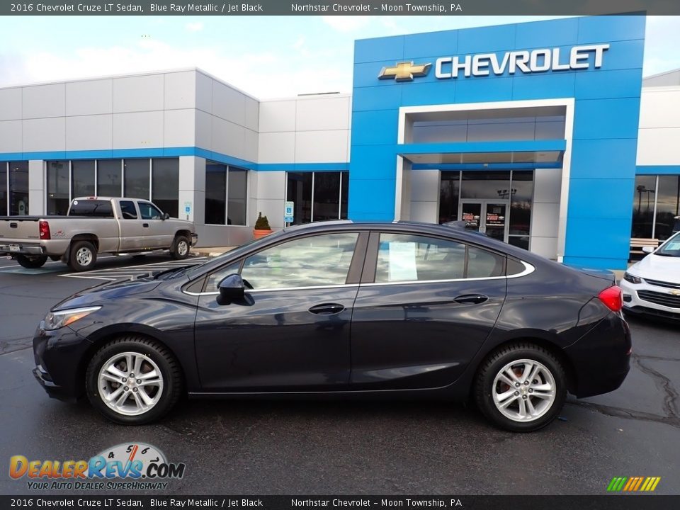 2016 Chevrolet Cruze LT Sedan Blue Ray Metallic / Jet Black Photo #3