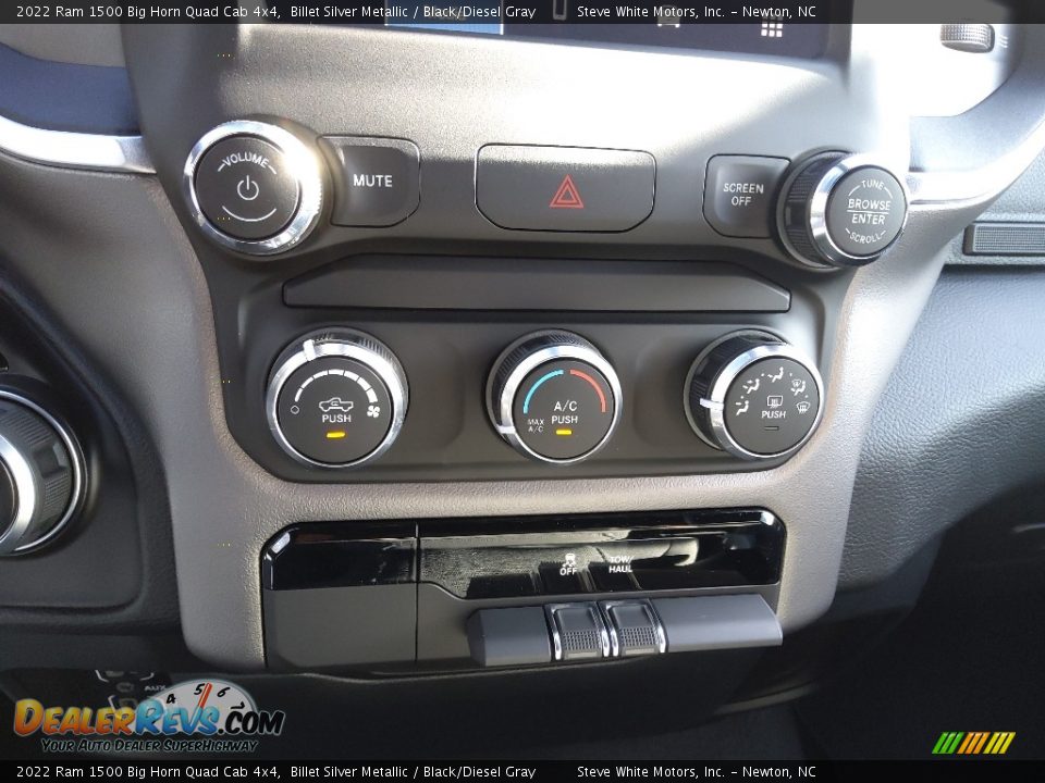 2022 Ram 1500 Big Horn Quad Cab 4x4 Billet Silver Metallic / Black/Diesel Gray Photo #25