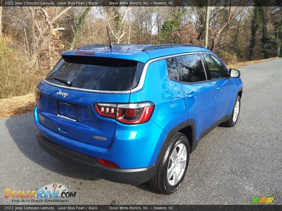 2022 Jeep Compass Latitude Laser Blue Pearl / Black Photo #6