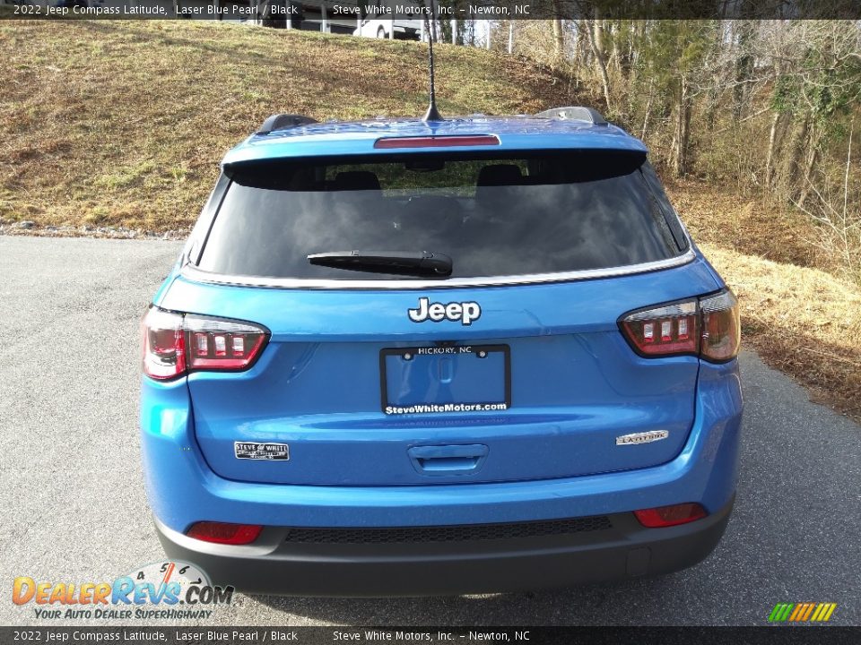 2022 Jeep Compass Latitude Laser Blue Pearl / Black Photo #7