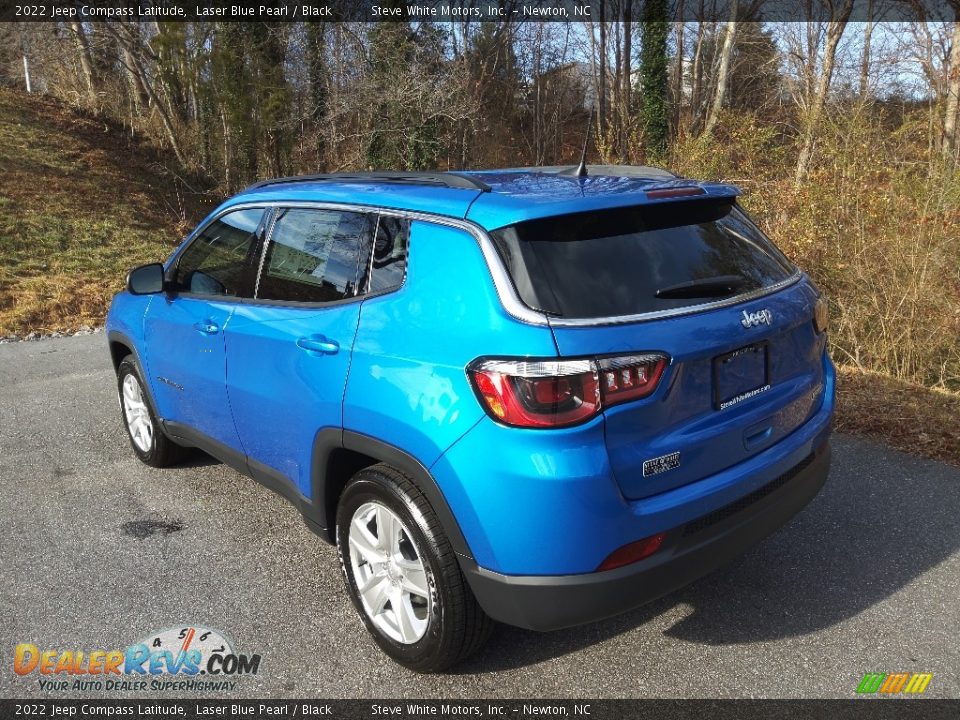 2022 Jeep Compass Latitude Laser Blue Pearl / Black Photo #8