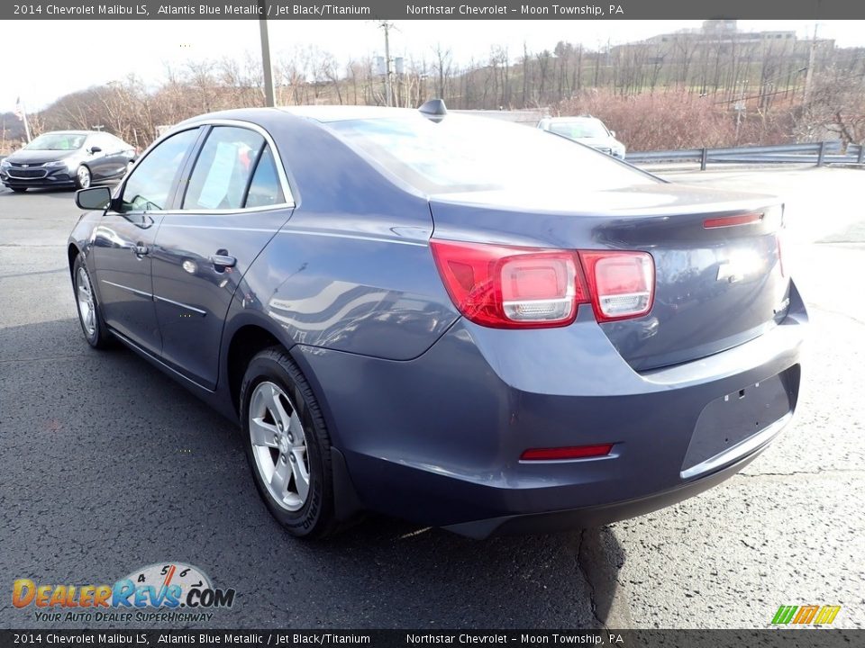 2014 Chevrolet Malibu LS Atlantis Blue Metallic / Jet Black/Titanium Photo #2